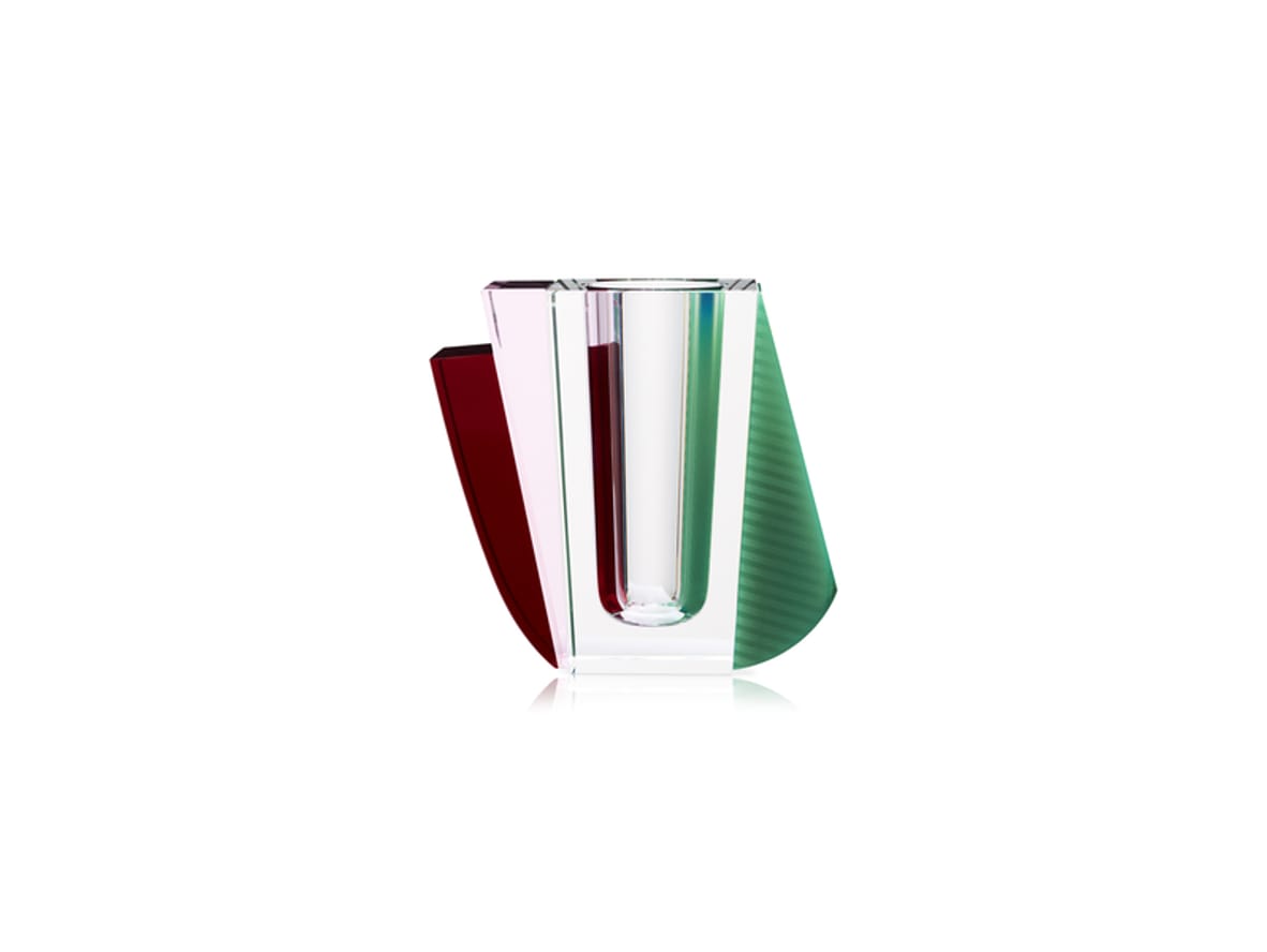 Reflections Copenhagen - Raleigh Vase - Vase - Mint,Clear,Rose,Red - L12.7 x H12 cm Reflections Copenhagen - Raleigh Vase - Vase - Mint,Clear,Rose,Red - L12.7 x H12 cm