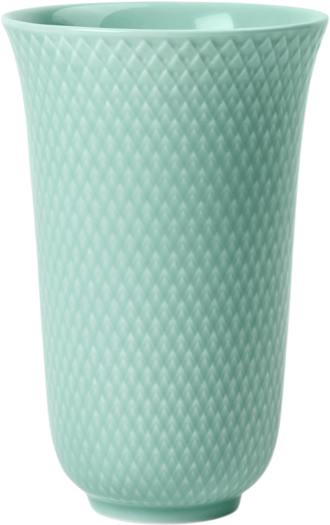 Rhombe Color Vase H15 Aqua Porcelæn Rhombe Color Vase H15 Aqua Porcelæn