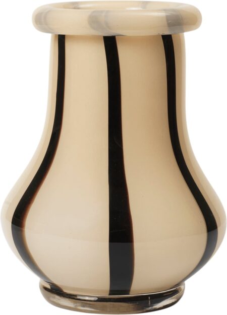 Riban Vase H19 - Cream