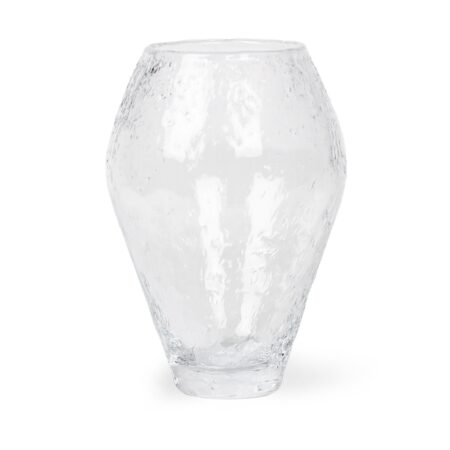 Ro Collection Crushed glasvase small Clear