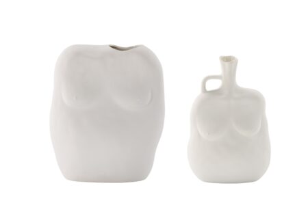Romie Vase 14x14 cm - Offwhite