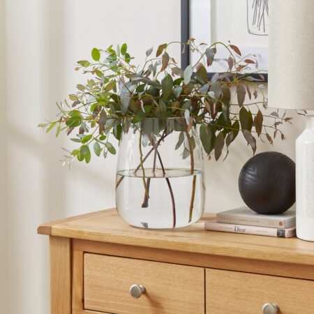 Rounded Corner Tank Vase Clear
