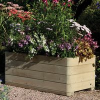 Rowlinson Marberry Wooden Planter - Square