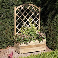 Rowlinson Rectangular Planter & Lattice