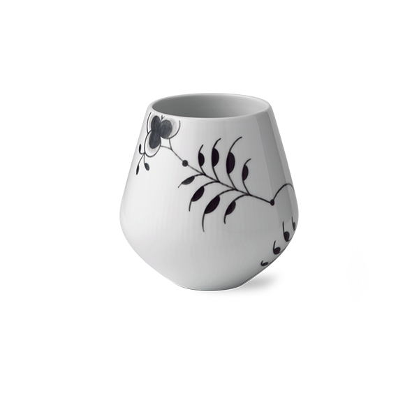 Royal Copenhagen Sort Mega Riflet vase - mellem Royal Copenhagen Sort Mega Riflet vase - mellem