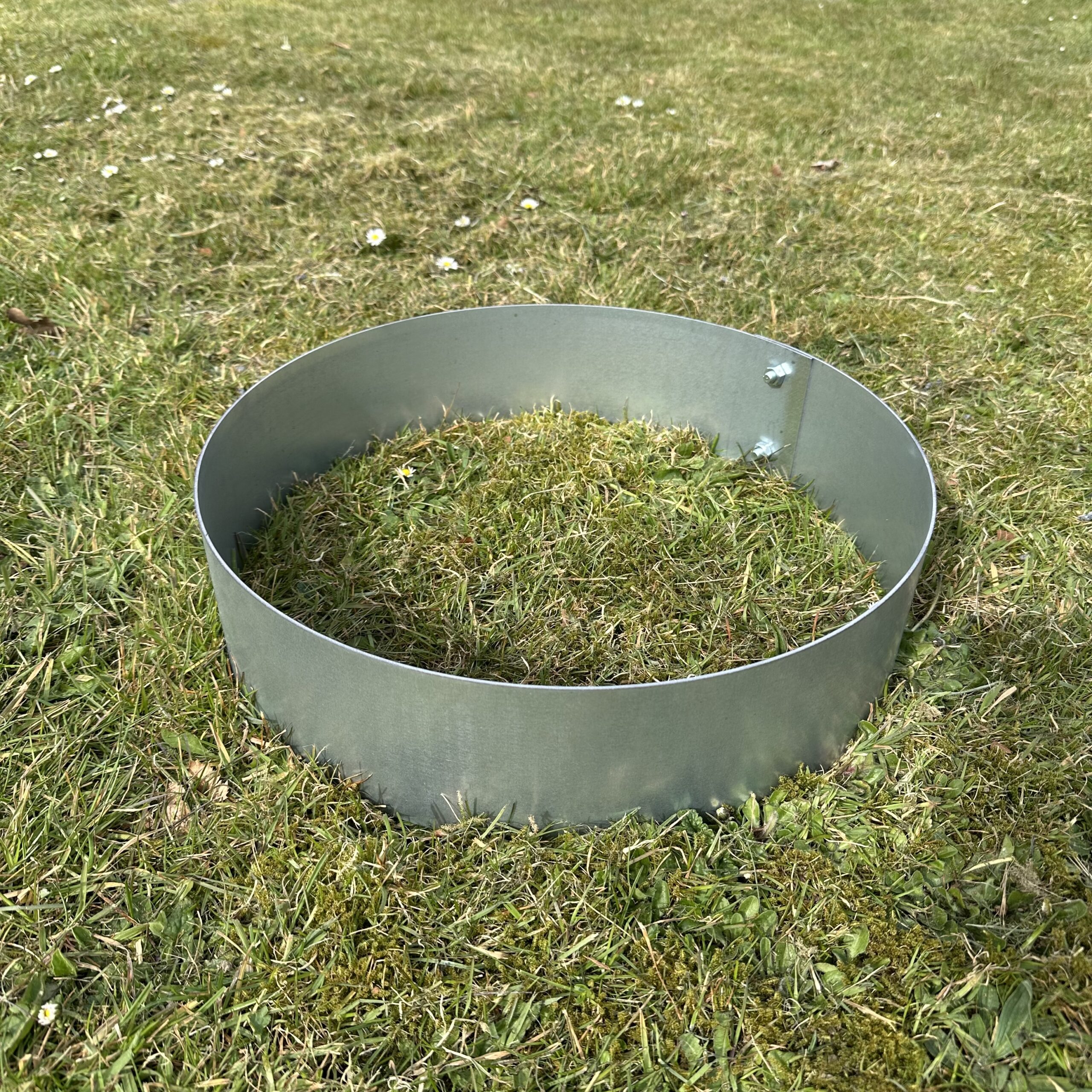 Rundt højbed Ø40, 10 cm høj | 2 mm galvaniseret stål | Åben Rundt højbed Ø40, 10 cm høj | 2 mm galvaniseret stål | Åben