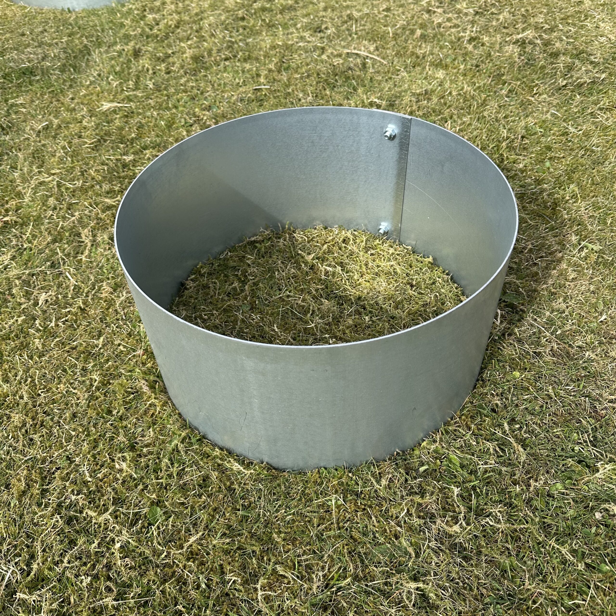 Rundt højbed Ø40, 20 cm høj | 2 mm galvaniseret stål | Åben Rundt højbed Ø40, 20 cm høj | 2 mm galvaniseret stål | Åben