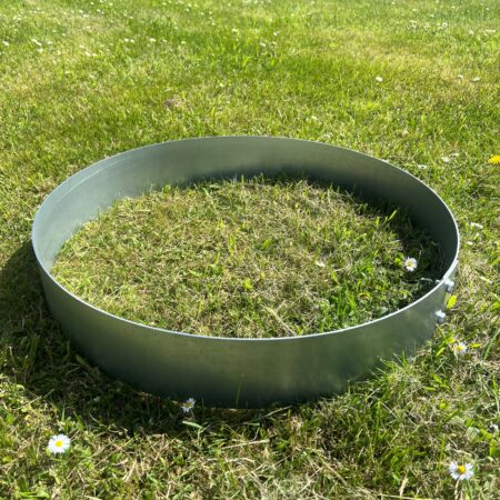 Rundt højbed Ø60, 10 cm høj | 2 mm galvaniseret stål | Åben