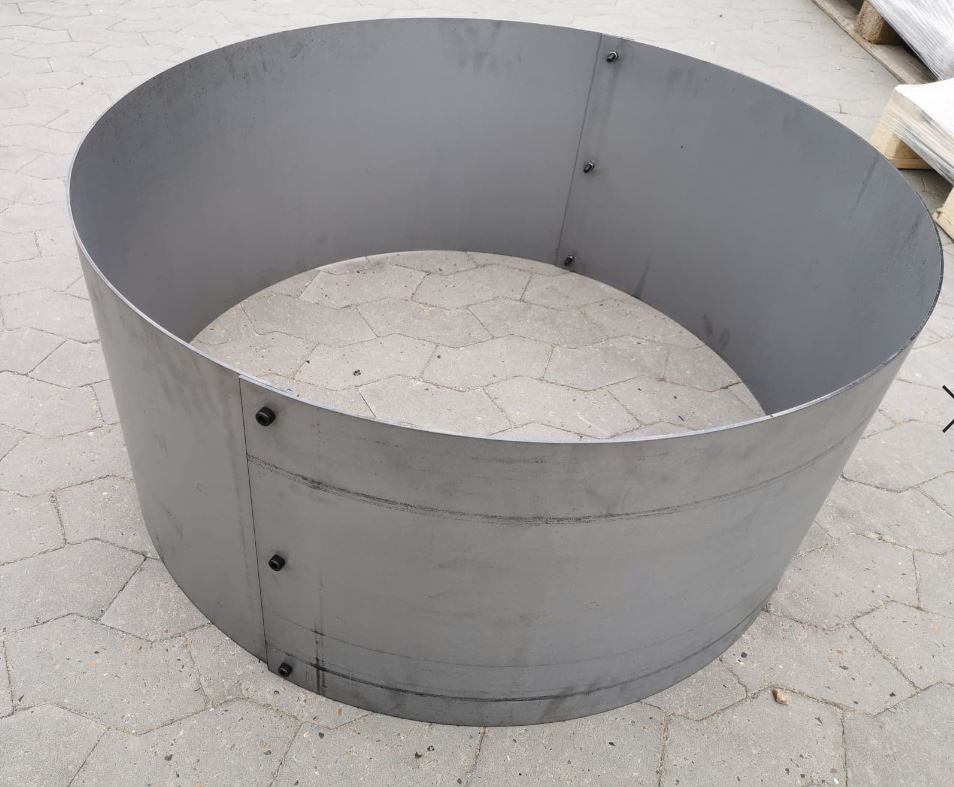 Rundt højbed Ø93, 40 cm høj | 3 mm jern | Åben Rundt højbed Ø93, 40 cm høj | 3 mm jern | Åben
