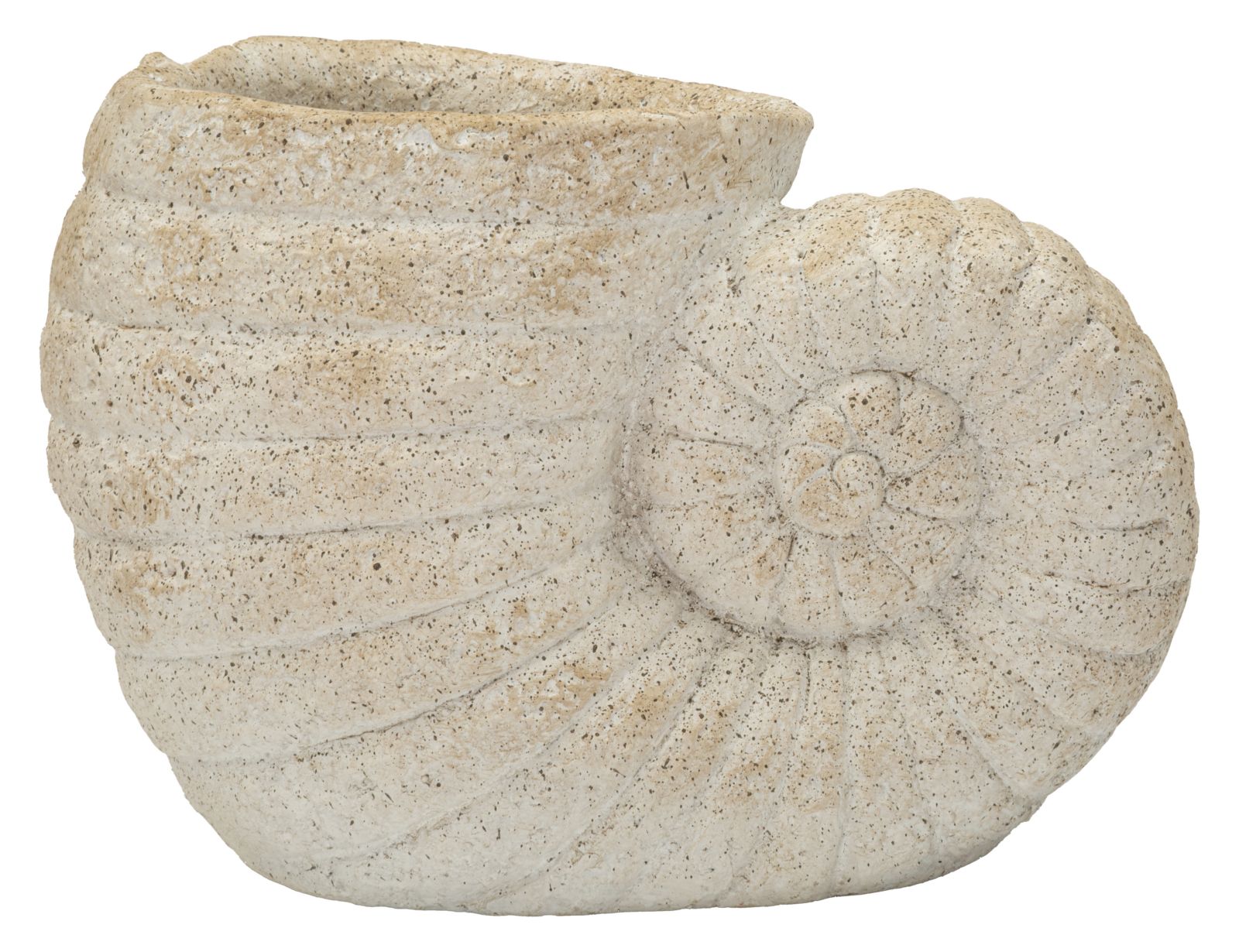 SHELL SAND VASE -A- CM 33X19X23 (ÅBNING CM Ø 13) SHELL SAND VASE -A- CM 33X19X23 (ÅBNING CM Ø 13)