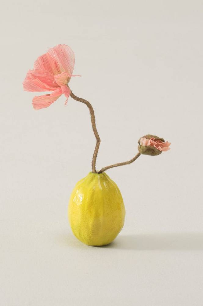 SOUR vase h⌀jde 9,5 cm Gul SOUR vase h⌀jde 9,5 cm Gul