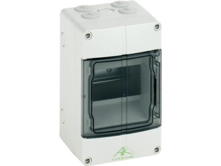 SPELSBERG Gruppetavle AKI 05, 5 moduler BxHxD 125x200x122 mm IP 65, lysegrå RAL 7035