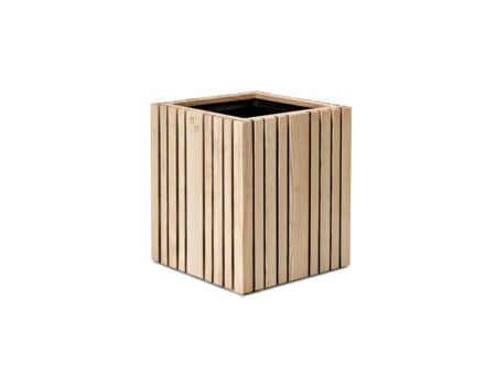 SQUARELY CPH - GrowBIG - Plantekasse - Natural Ash - W45 x H52 x D45 cm