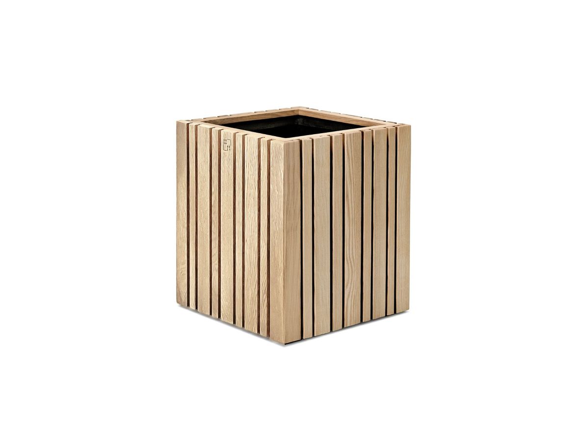 SQUARELY CPH - GrowMORE - Plantekasse - Natural Ash - W35 x H40 x D35 cm SQUARELY CPH - GrowMORE - Plantekasse - Natural Ash - W35 x H40 x D35 cm