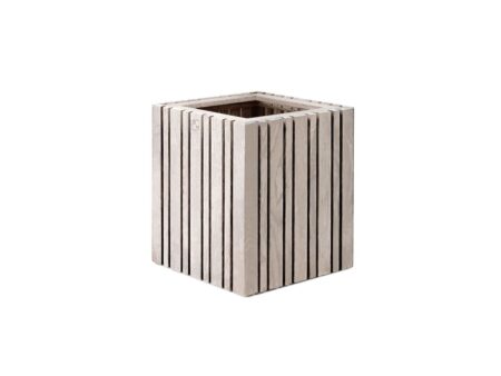 SQUARELY CPH - GrowMORE - Plantekasse - Natural Oak (For indoor use only) - W35 x H40 x D35 cm