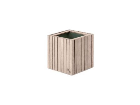 SQUARELY CPH - GrowON - Plantekasse - Natural Oak (For indoor use only) - W22 x H24 x D22 cm