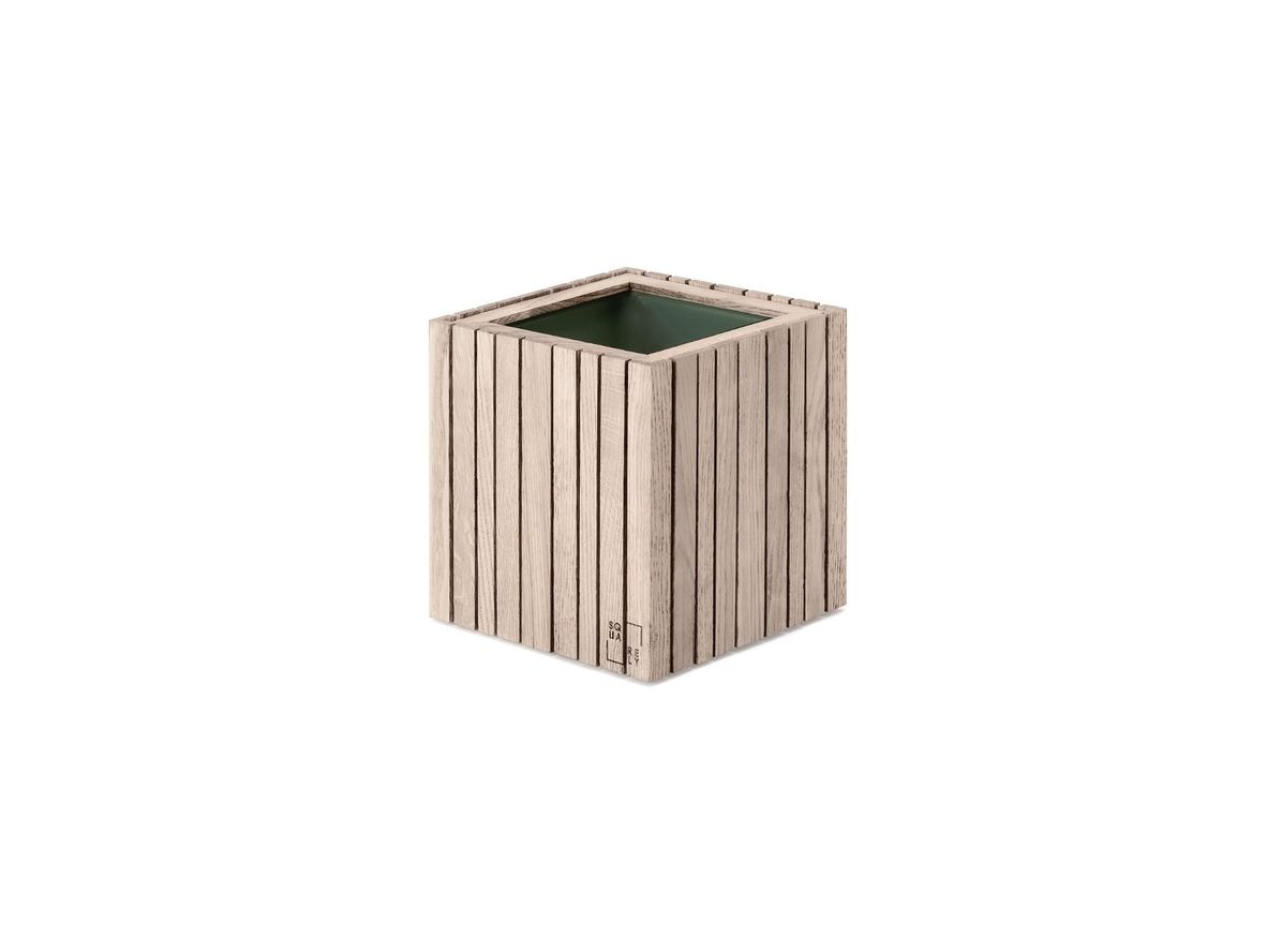 SQUARELY CPH - GrowON - Plantekasse - Natural Oak (For indoor use only) - W22 x H24 x D22 cm SQUARELY CPH - GrowON - Plantekasse - Natural Oak (For indoor use only) - W22 x H24 x D22 cm
