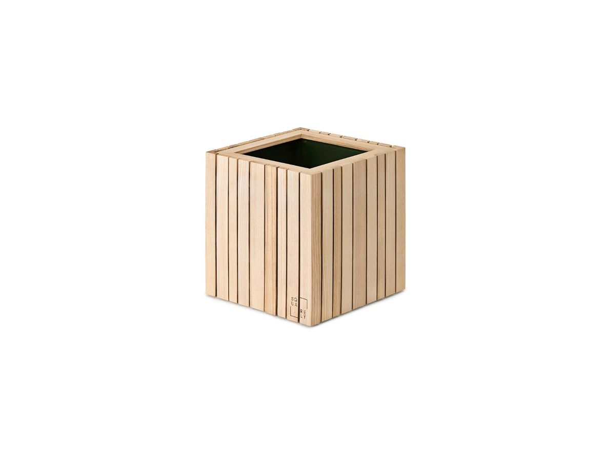 SQUARELY CPH - GrowON Wall - Plantekasse - Natural Ash - W22 x H24 x D22 cm SQUARELY CPH - GrowON Wall - Plantekasse - Natural Ash - W22 x H24 x D22 cm