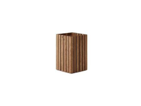 SQUARELY CPH - GrowSMALL - Plantekasse - Dark Oak - W14 x H24 x D14 cm