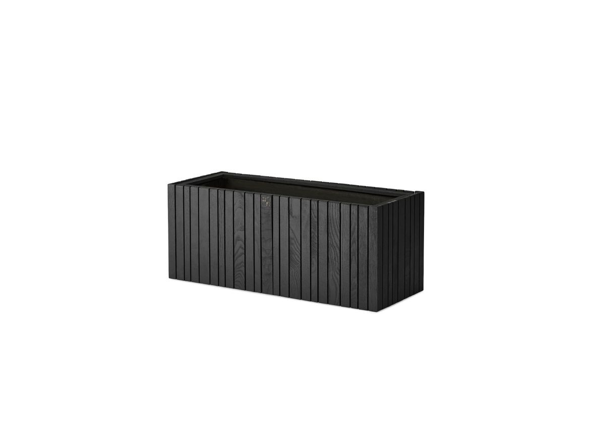 SQUARELY CPH - GrowWIDE - Plantekasse - Black Ash - W60 x H24 x D22 cm SQUARELY CPH - GrowWIDE - Plantekasse - Black Ash - W60 x H24 x D22 cm