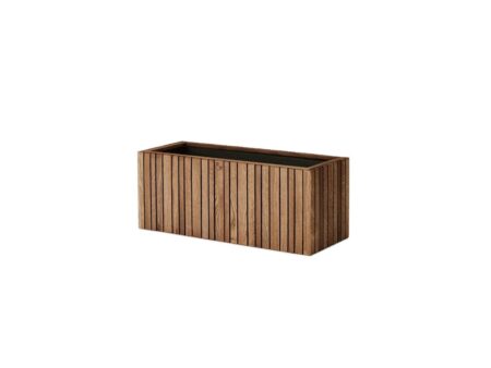 SQUARELY CPH - GrowWIDE - Plantekasse - Dark Oak - W60 x H24 x D22 cm