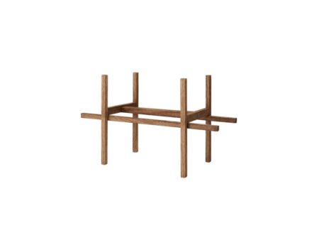 SQUARELY CPH - StandWIDE - Plantekasse - Dark Oak - W60 x H37 x D27 cm