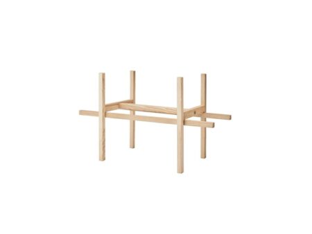 SQUARELY CPH - StandWIDE - Plantekasse - Natural Ash - W60 x H37 x D27 cm