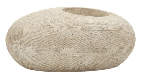 STONE VASE HOLDER CM 78,5X56X33,5 (HOLE CM Ø 28)