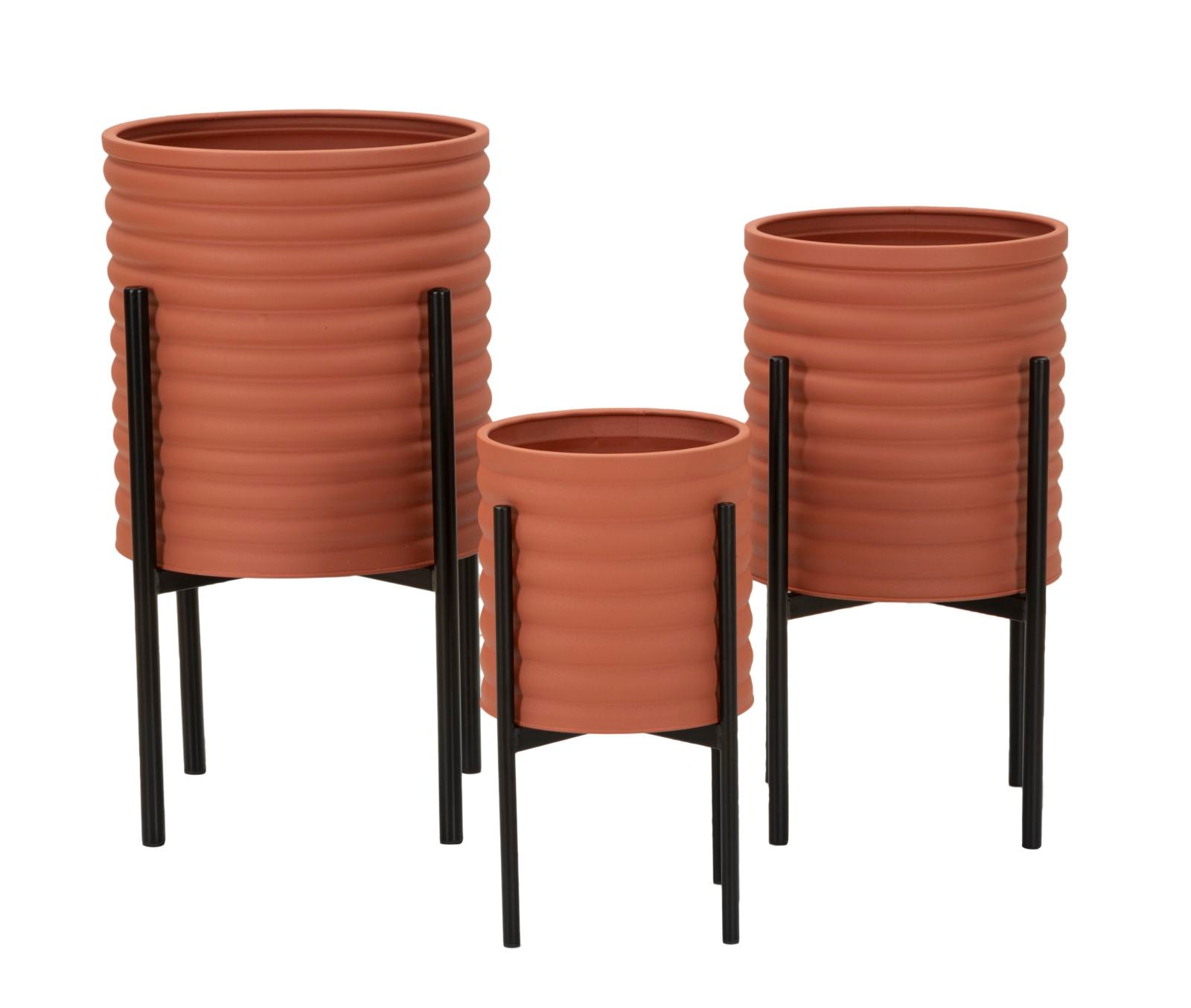 Sæt med vaser, metal - 36x56x5, 30x48x5, 24x37x5 cm Sæt med vaser, metal - 36x56x5, 30x48x5, 24x37x5 cm