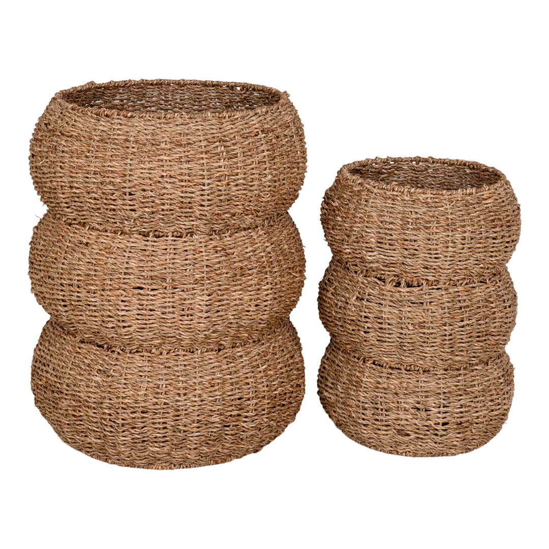 Sarbas kurv Ø25/35cm sæt med 2 natur Sarbas kurv Ø25/35cm sæt med 2 natur