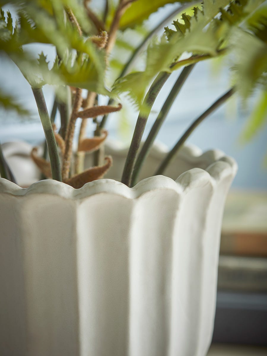 Scalloped Edge Planter