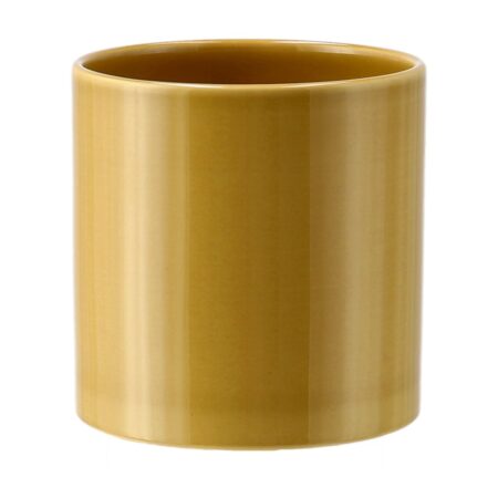 Scandi Living Sleek krukke Ø12 cm Mustard