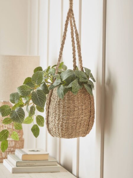 Seagrass Hanging Planter
