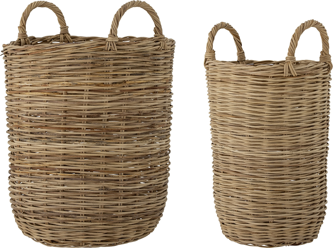 Sede, Kurv, brun, rattan Sede, Kurv, brun, rattan