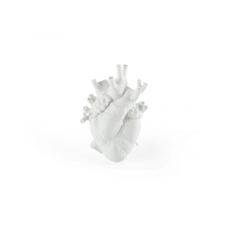 Seletti - Love In Bloom Porcelain Heart Vase