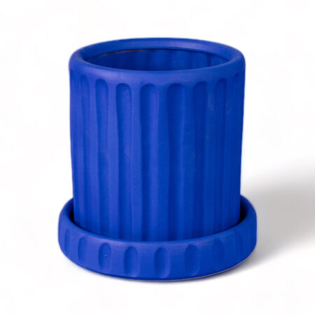 Seletti - Magna Graecia Dorico Vase w/Saucer Blå