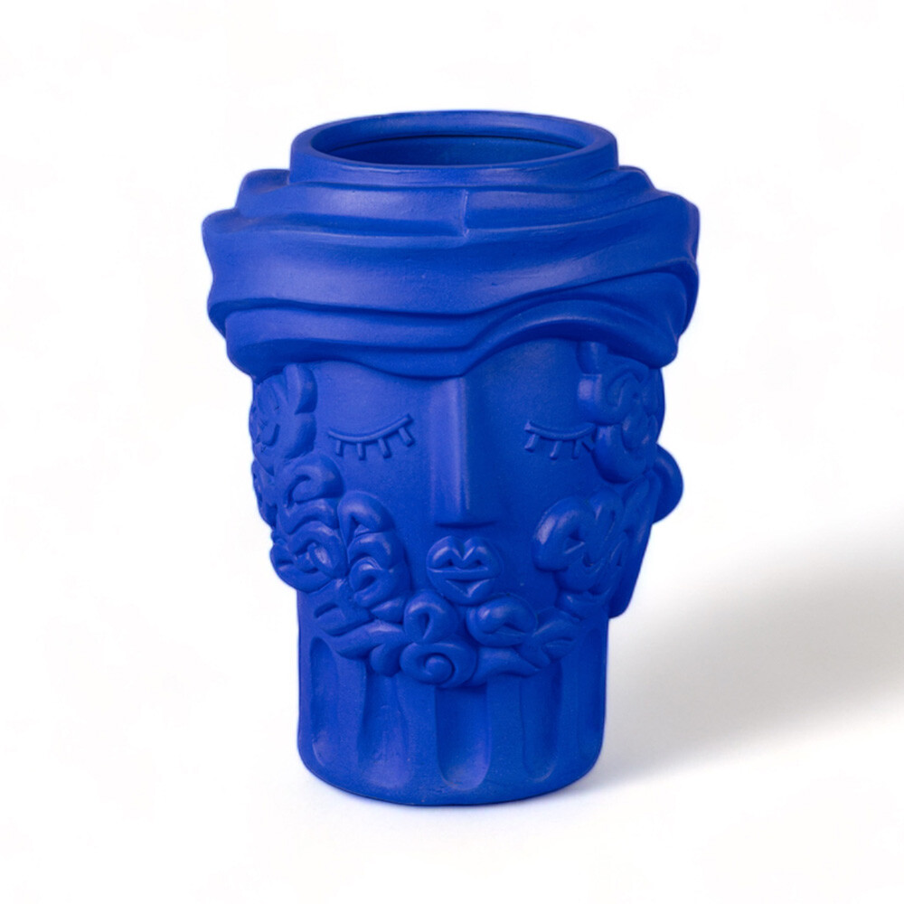 Seletti - Magna Graecia Man Vase Blå Seletti - Magna Graecia Man Vase Blå