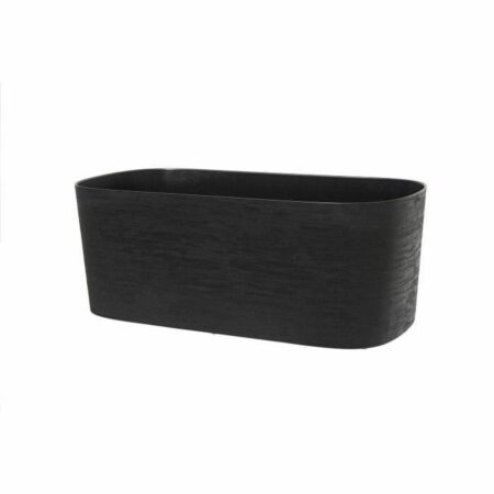 Selvvandende altankasse Garden ID - sort, 80 × 38 cm