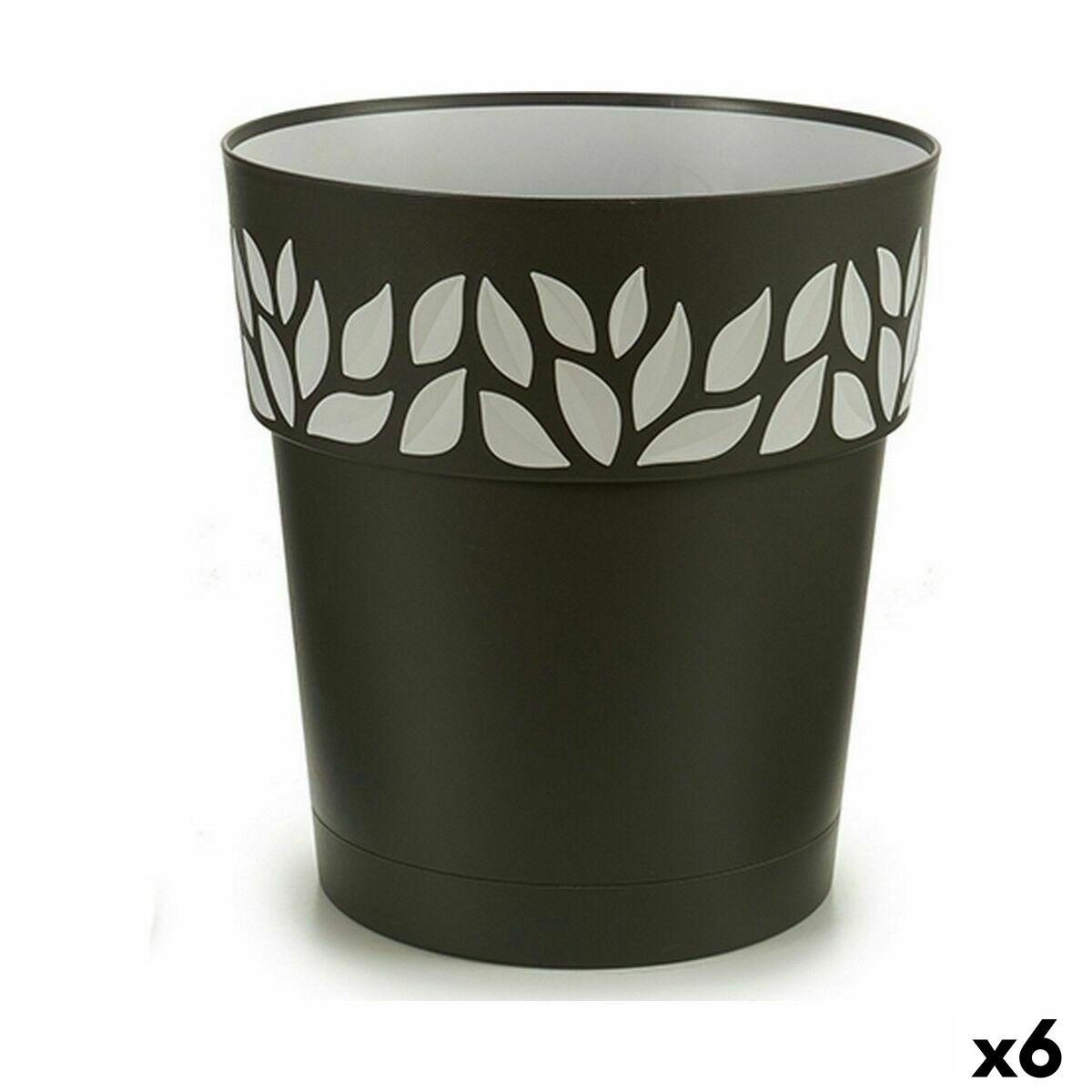 Selvvandende krukke Stefanplast Cloe - antracit, 29 × 29 × 29 cm (6 stk.) Selvvandende krukke Stefanplast Cloe - antracit, 29 × 29 × 29 cm (6 stk.)
