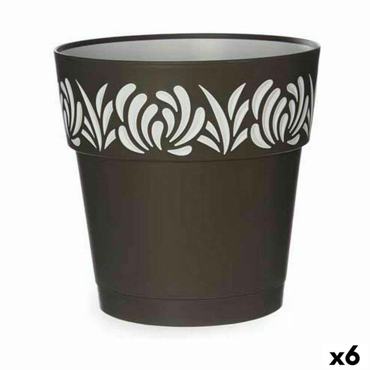 Selvvandende krukke Stefanplast Gaia - antracit, plastik, 25 x 25 x 25 cm (6 stk.) Selvvandende krukke Stefanplast Gaia - antracit, plastik, 25 x 25 x 25 cm (6 stk.)