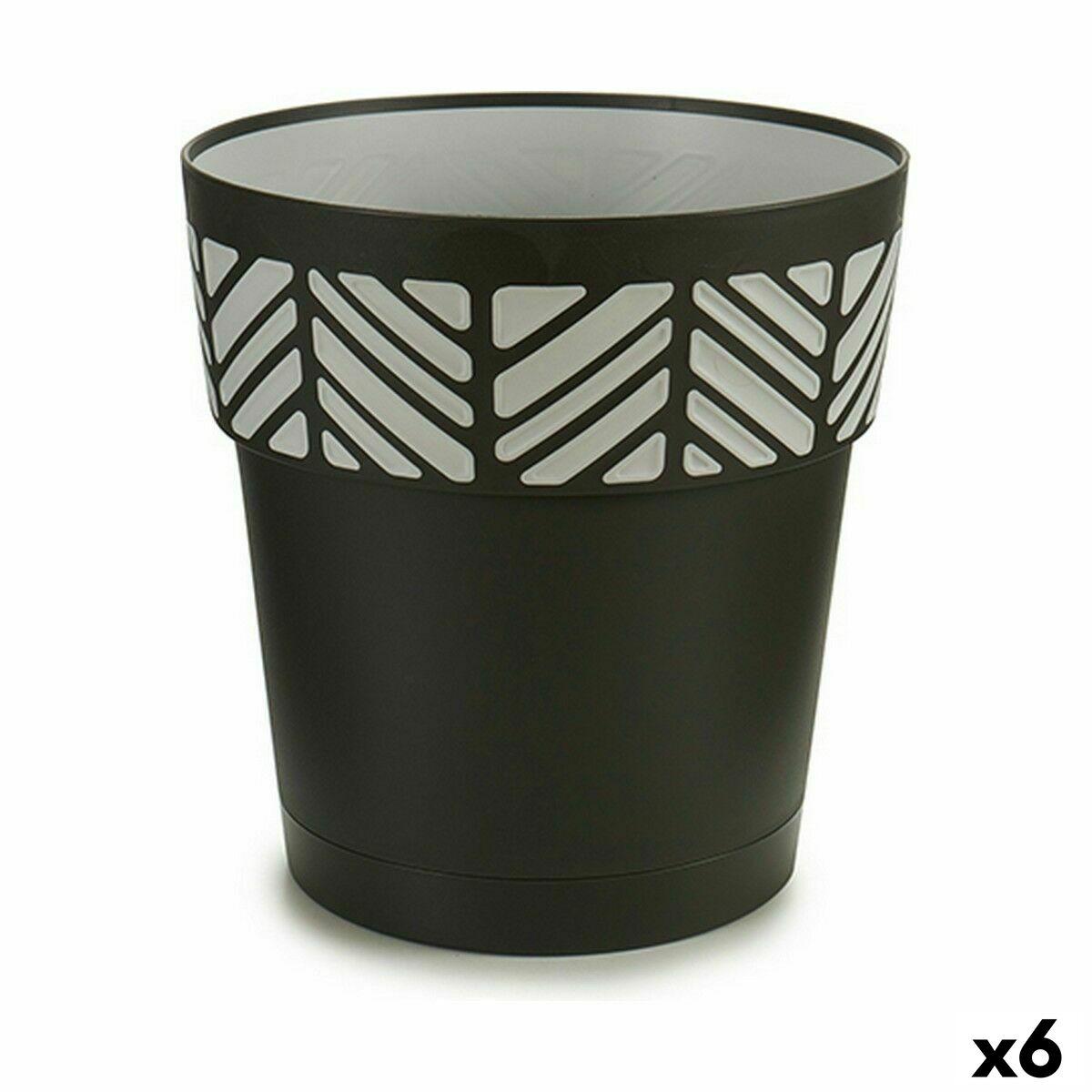 Selvvandende krukke Stefanplast Orfeo antracit 25 x 25 x 25 cm (6 stk) Selvvandende krukke Stefanplast Orfeo antracit 25 x 25 x 25 cm (6 stk)