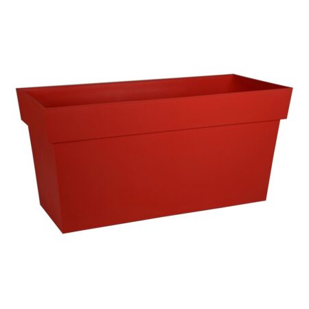 Selvvandende planter EDA Tuscan Wall Rektangulær 79 x 35 x 39 cm Rød