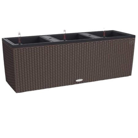 Selvvandende planter Lechuza TRIO Cottage Sort polypropylen 100 x 32,5 x 34,5 cm