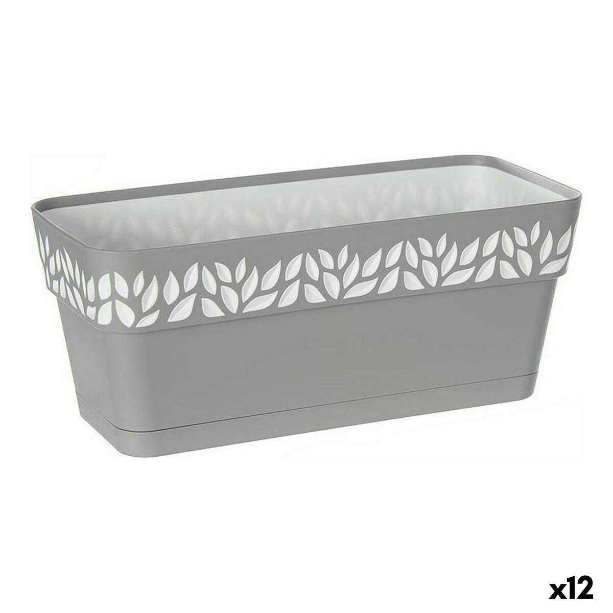 Selvvandende planter Stefanplast Cloe Hvid Grå Plastik 13,3 x 12,3 x 29,3 cm (12 enheder) Selvvandende planter Stefanplast Cloe Hvid Grå Plastik 13,3 x 12,3 x 29,3 cm (12 enheder)