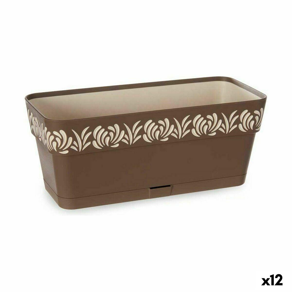 Selvvandende planter Stefanplast Gaia Brun Plastik 13,3 x 12,3 x 29,3 cm (12 enheder) Selvvandende planter Stefanplast Gaia Brun Plastik 13,3 x 12,3 x 29,3 cm (12 enheder)