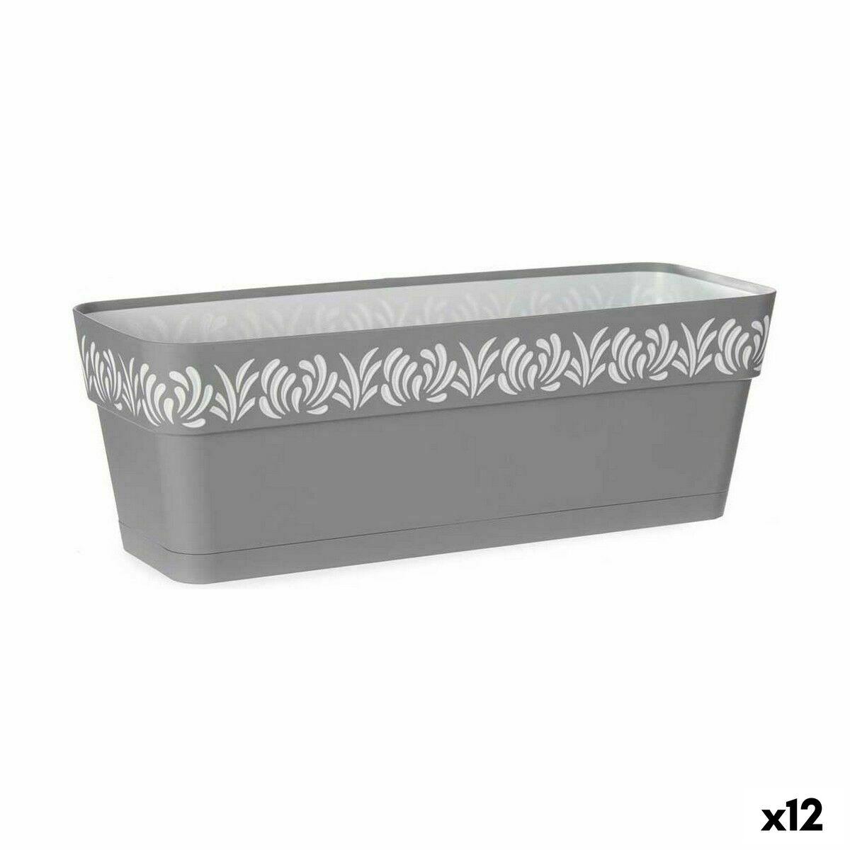 Selvvandende planter Stefanplast Gaia Grå Plastik 49,5 x 17 x 19 cm (12 enheder) Selvvandende planter Stefanplast Gaia Grå Plastik 49,5 x 17 x 19 cm (12 enheder)