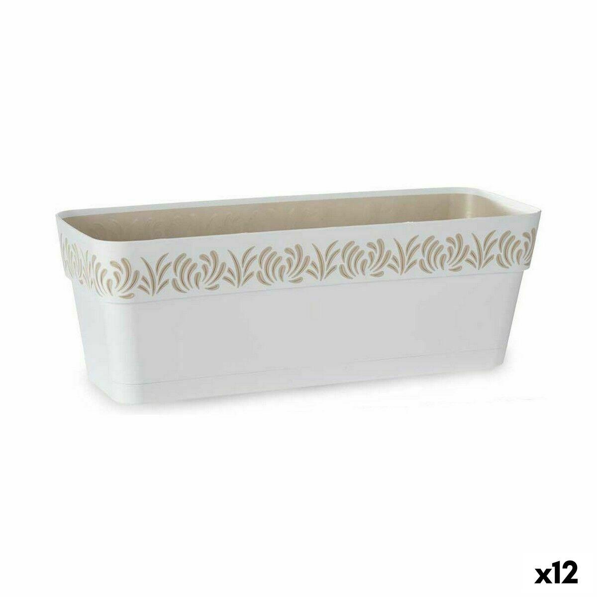 Selvvandende planter Stefanplast Gaia Hvid Plastik 49,5 x 17 x 19 cm (12 enheder) Selvvandende planter Stefanplast Gaia Hvid Plastik 49,5 x 17 x 19 cm (12 enheder)