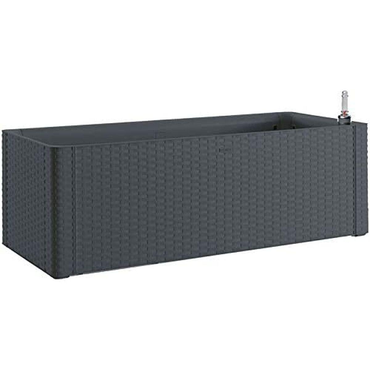 Selvvandende planter Stefanplast Natural Delux Rektangulær Antracit 100 x 43 x 33 cm Selvvandende planter Stefanplast Natural Delux Rektangulær Antracit 100 x 43 x 33 cm