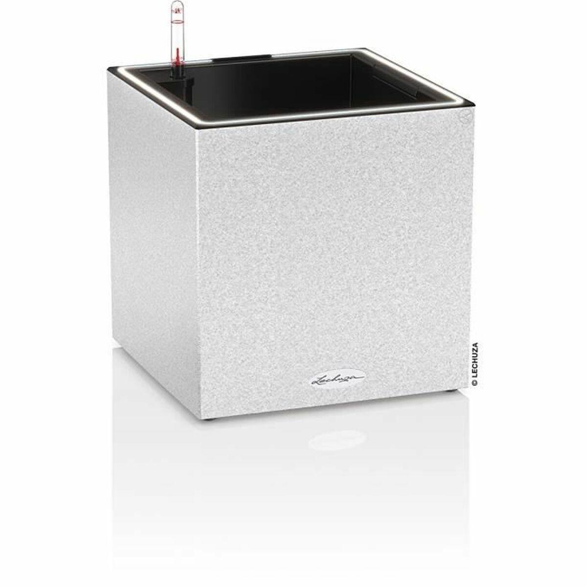 Selvvandende pot Lechuza Hvid 30 x 30 cm LED Selvvandende pot Lechuza Hvid 30 x 30 cm LED