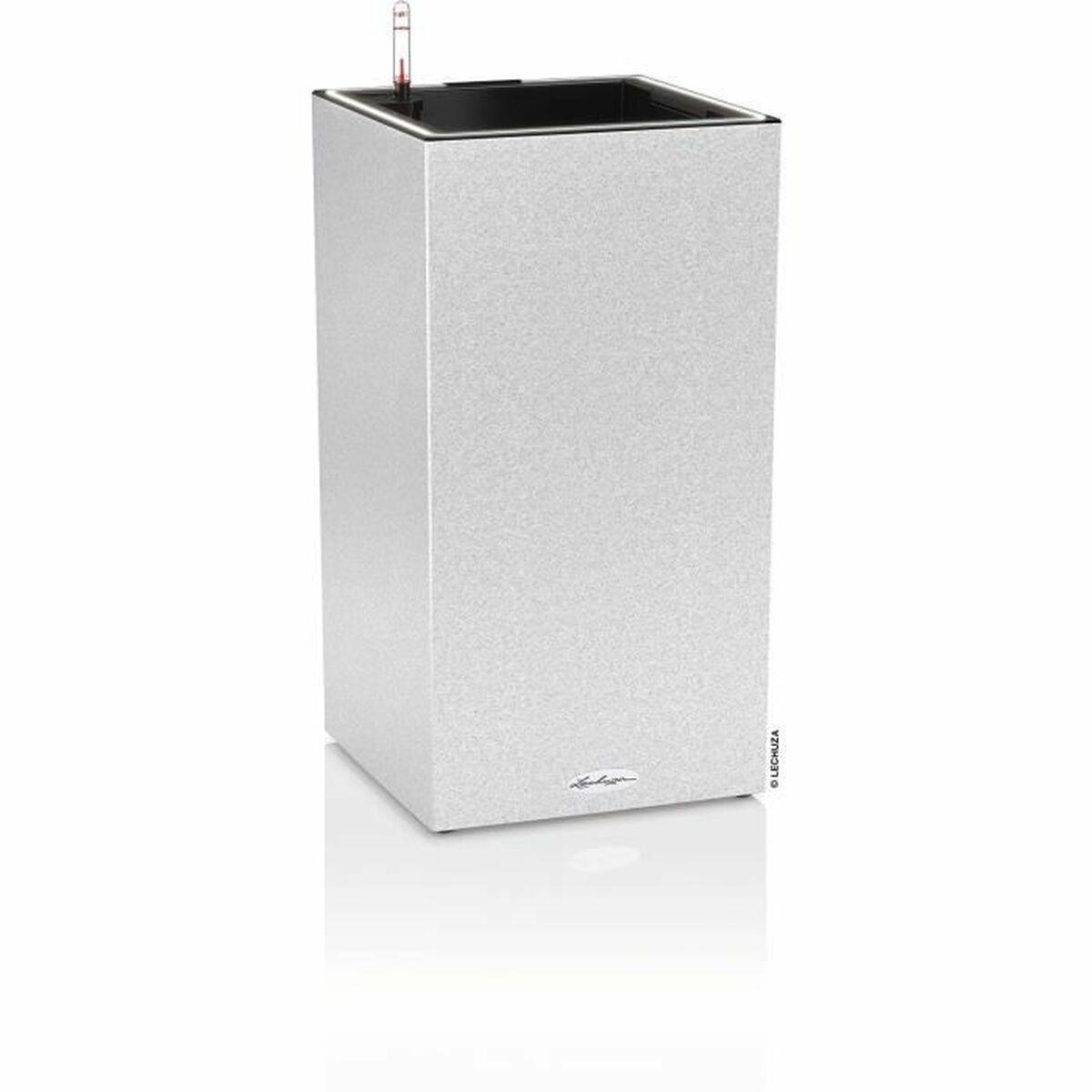 Selvvandende pot Lechuza Hvid 40 x 40 x 56 cm LED Selvvandende pot Lechuza Hvid 40 x 40 x 56 cm LED